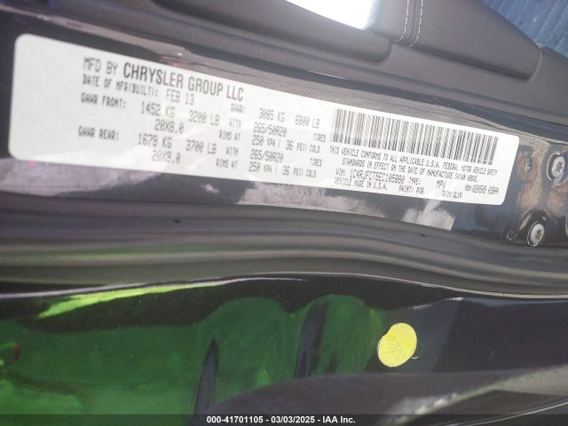 1C4RJFCT5EC105880 Jeep Grand Cherokee Overland