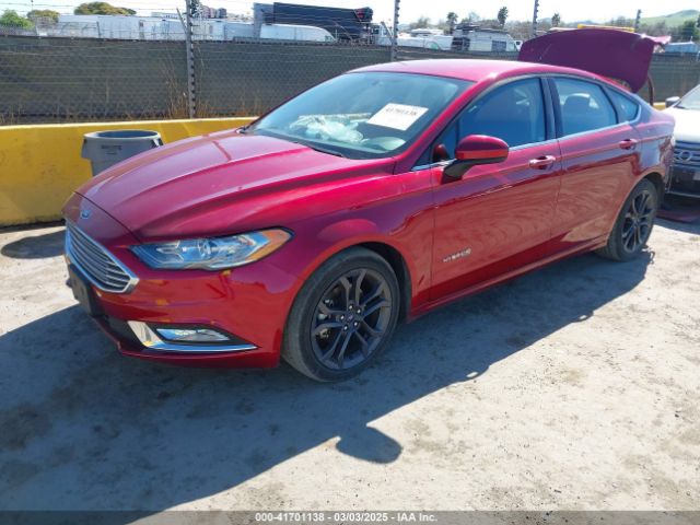 3FA6P0LU6JR260804 Ford Fusion Hybrid Se