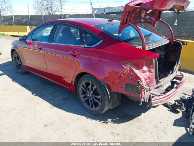 3FA6P0LU6JR260804 Ford Fusion Hybrid Se