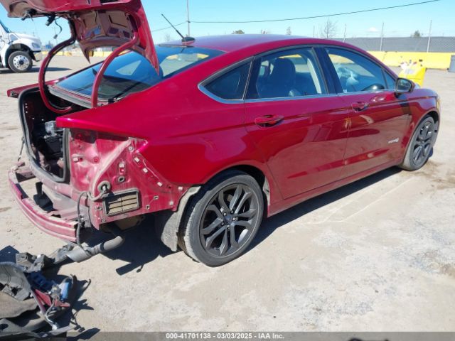 3FA6P0LU6JR260804 Ford Fusion Hybrid Se