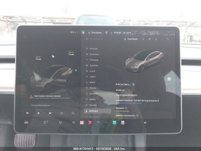 5YJ3E1EA2PF623217 Tesla Model 3 Rear-wheel Drive