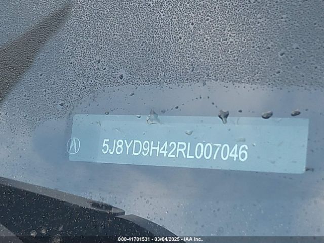 5J8YD9H42RL007046 Acura Mdx Technology Package