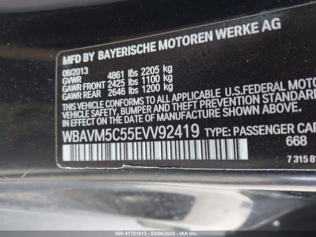 WBAVM5C55EVV92419 BMW X1 Xdrive35i