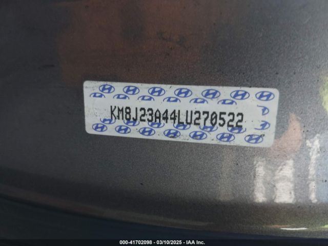KM8J23A44LU270522 Hyundai TUCSON SE