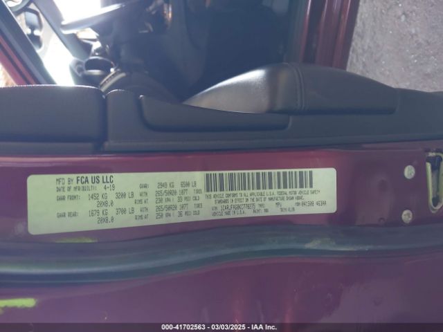 1C4RJFAG8KC778275 Jeep Grand Cherokee Altitude 4x4