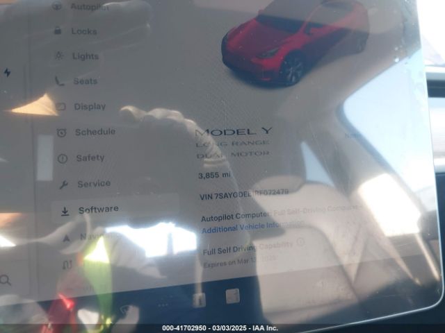 7SAYGDEE1RF072479 Tesla Model Y Long Range Dual Motor All-wheel Drive