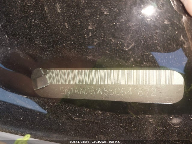 Продажа на аукционе авто 2005 Nissan Xterra S, vin: 5N1AN08W55C641872, номер лота: 41703441