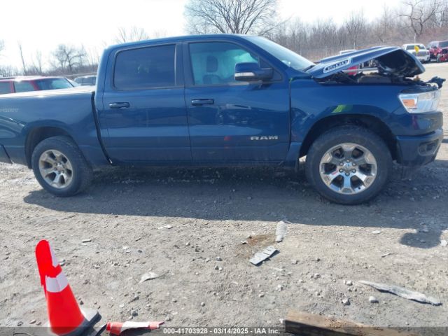 1C6SRFFTXMN781077 RAM 1500 Big Horn  4x4 5'7 Box