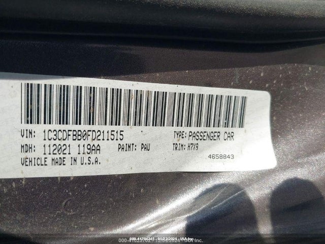 Dodge Dart 2015 1C3CDFBB0FD211515 Image 9