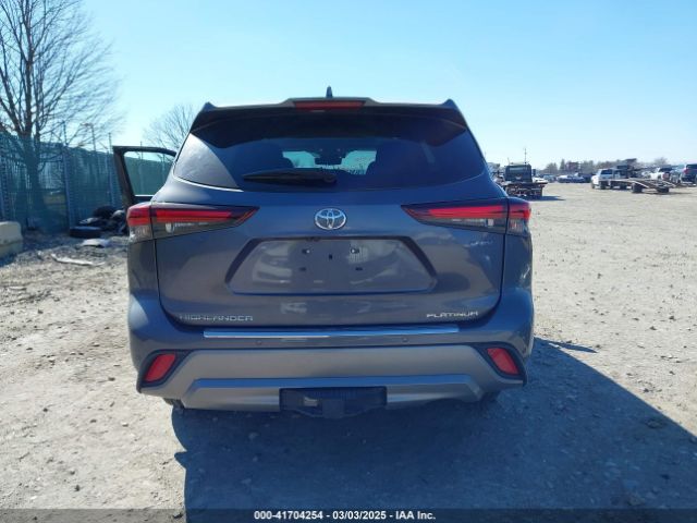 5TDEBRCH2SS651751 Toyota Highlander Hybrid Platinum