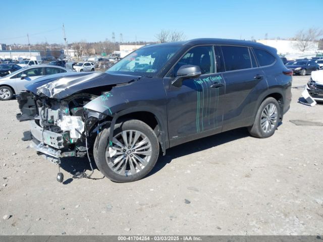 5TDEBRCH2SS651751 Toyota Highlander Hybrid Platinum