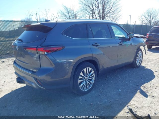 5TDEBRCH2SS651751 Toyota Highlander Hybrid Platinum