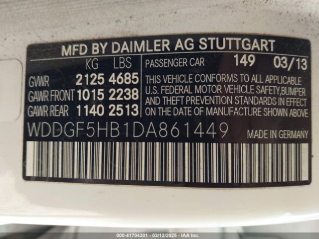 2013 MERCEDES-BENZ C 350 WDDGF5HB1DA861449 Photo 8