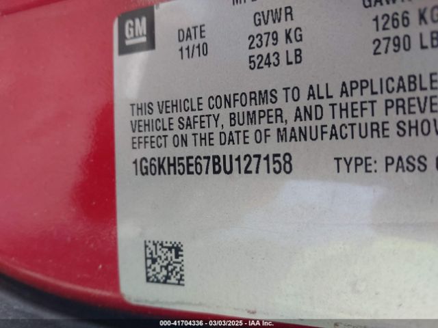 2011 CADILLAC DTS 1G6KH5E67BU127158 Photo 8