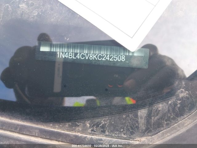 1N4BL4CV8KC242508 Nissan Altima 2.5 Sr