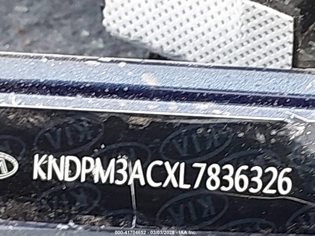 KNDPM3ACXL7836326 KIA Sportage Lx