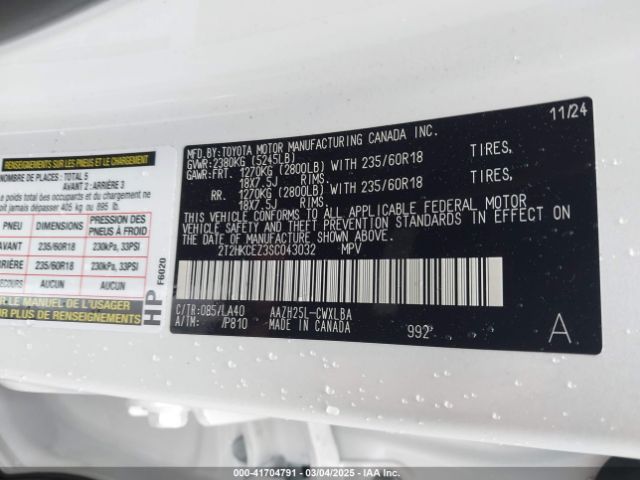 2T2HKCEZ3SC043032 Lexus Nx 350h Luxury