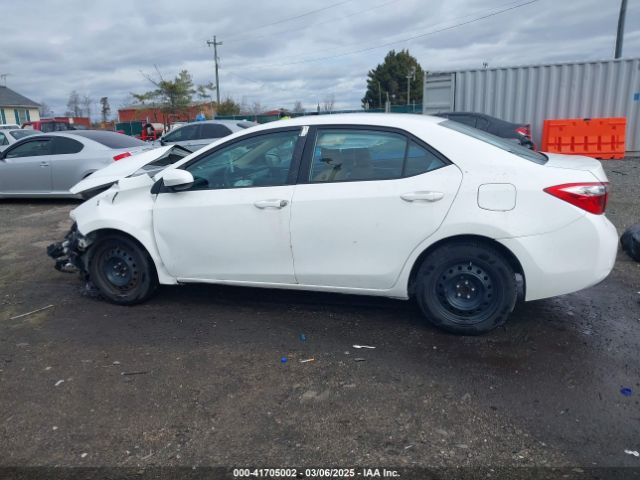 2T1BURHE0GC526551 Toyota COROLLA LE