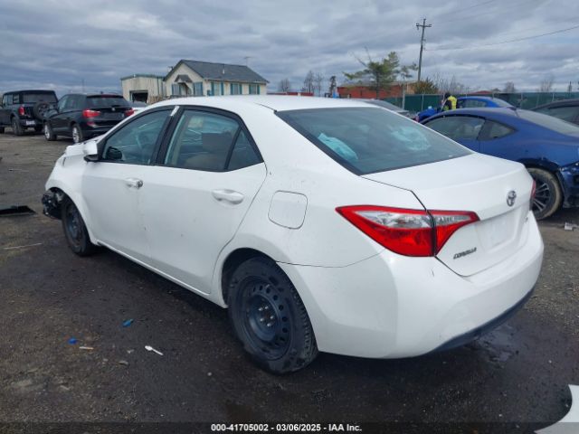 2T1BURHE0GC526551 Toyota COROLLA LE