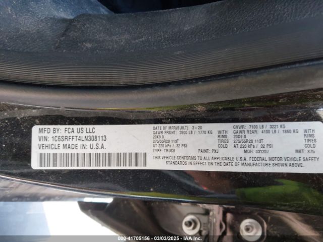 1C6SRFFT4LN308113 RAM 1500