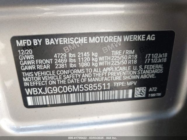 WBXJG9C06M5S85511 BMW X1 Xdrive28i