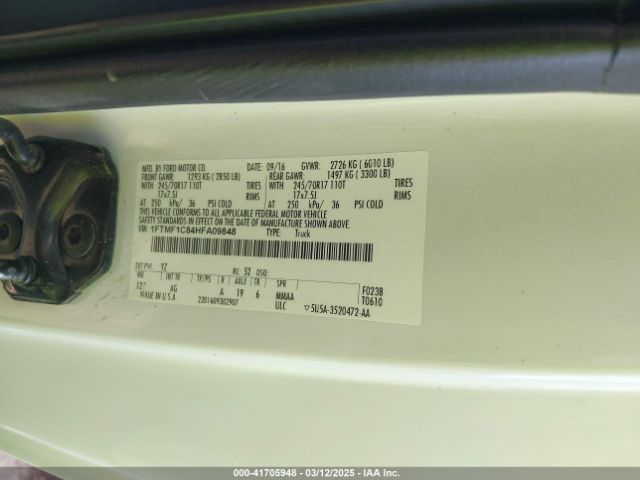 1FTMF1C84HFA09848 Ford F-150 Xl