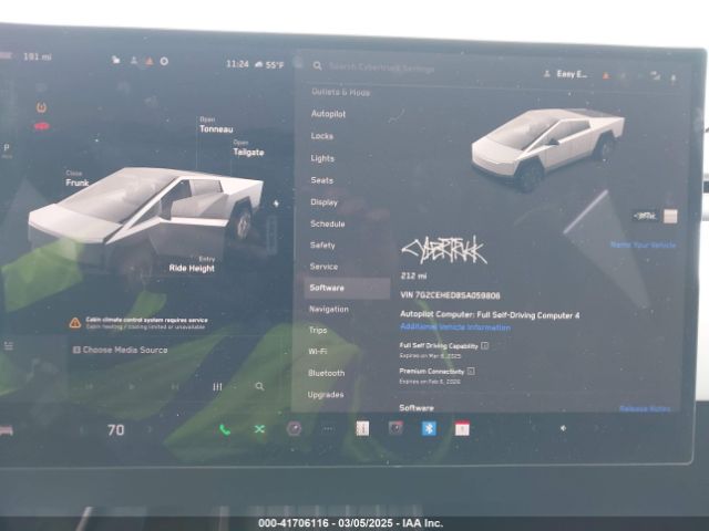 7G2CEHED8SA059806 Tesla Cybertruck All-wheel Drive
