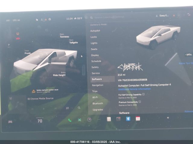 7G2CEHED8SA059806 Tesla Cybertruck All-wheel Drive