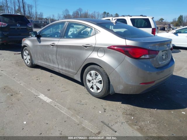 2016 HYUNDAI ELANTRA 5NPDH4AE9GH776071 Photo 2