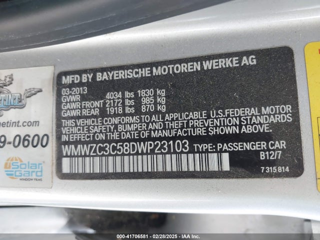 2013 MINI COUNTRYMAN WMWZC3C58DWP23103 Photo 8