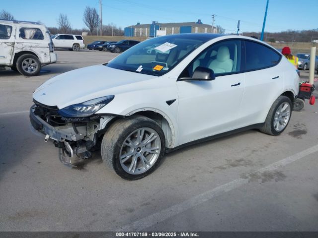 2021 TESLA MODEL Y 5YJYGDEE0MF287678 Photo 1