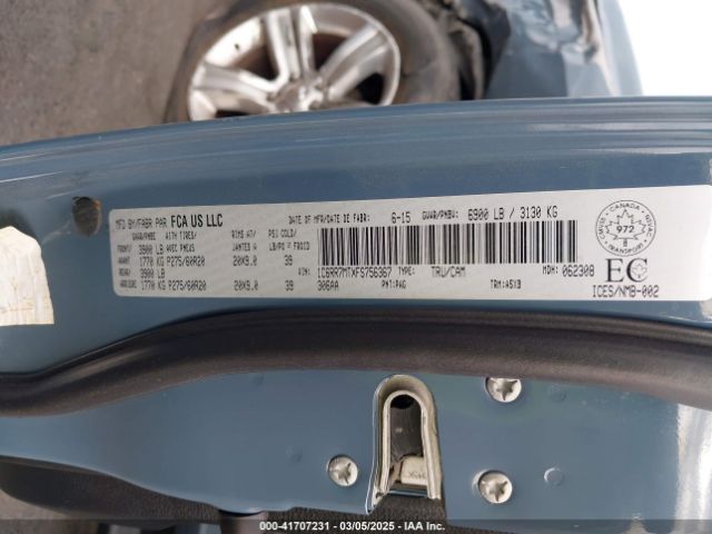 1C6RR7MTXFS756367 RAM 1500 Sport