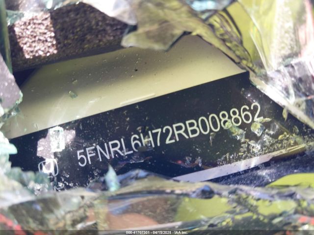 5FNRL6H72RB008862 Honda Odyssey Sport