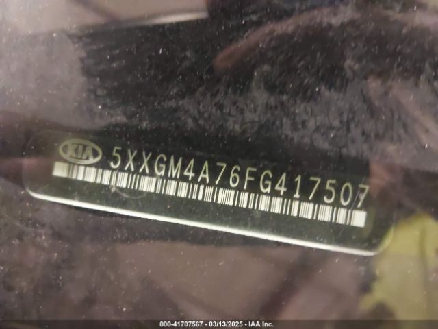 5XXGM4A76FG417507 KIA Optima Lx