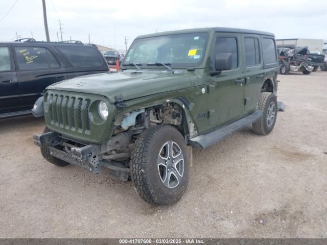 1C4HJXDN3MW701553 Jeep Wrangler Unlimited Sport S 4x4