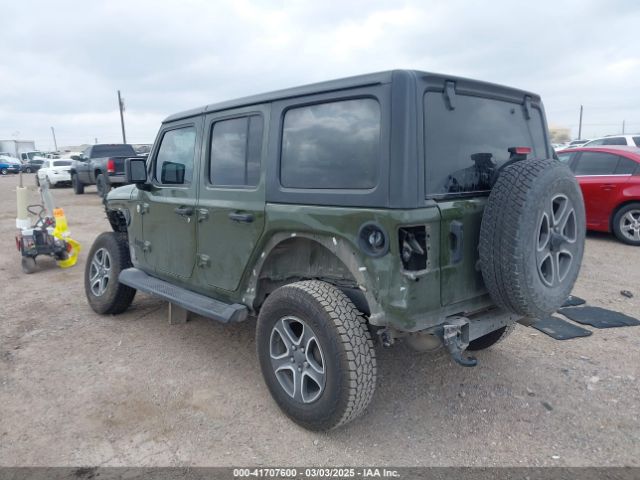 1C4HJXDN3MW701553 Jeep Wrangler Unlimited Sport S 4x4