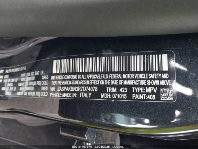 2024 ALFA ROMEO STELVIO ZASPAKBN3R7D74078 Photo 8