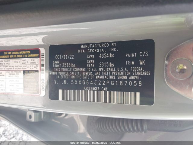 5XXG64J22PG187058 KIA K5 Gt-line