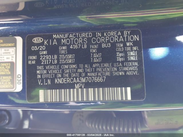 KNDERCAA3M7076667 KIA SELTOS EX