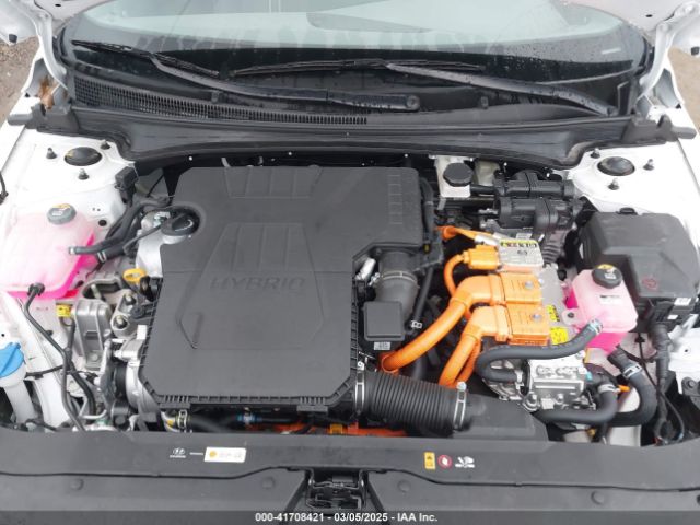 KMHLM4DJ0RU103318 Hyundai Elantra Hybrid Blue