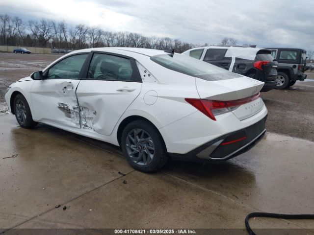 KMHLM4DJ0RU103318 Hyundai Elantra Hybrid Blue