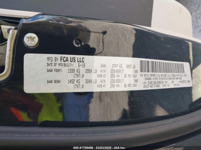 2018 CHRYSLER PACIFICA 2C4RC1BG4JR354724 Photo 8
