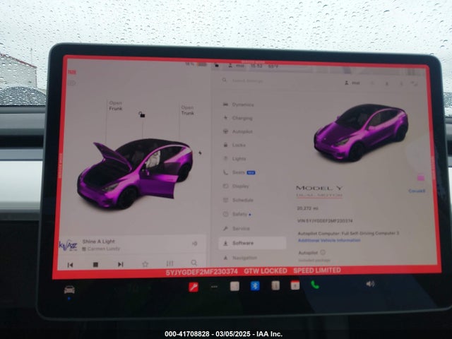 2021 TESLA MODEL Y 5YJYGDEF2MF230374 Photo 6