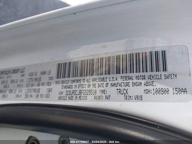 RAM 2500 Tradesman 2015 3C6UR5CJ8FG529510 Image 9