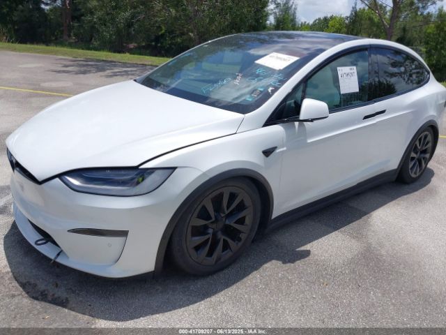 2022 TESLA MODEL X 7SAXCDE57NF343580 Photo 1