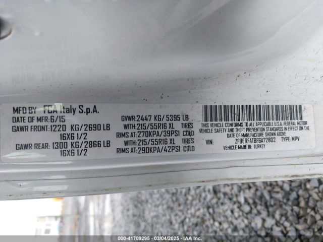 ZFBERFAT8F6A72602 RAM Promaster City Tradesman