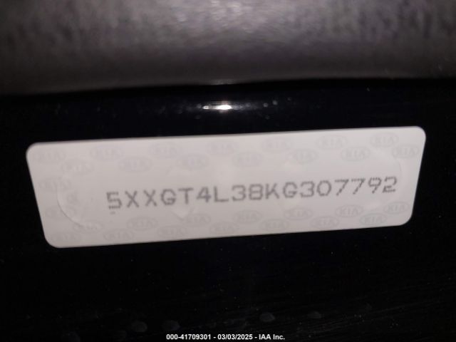 5XXGT4L38KG307792 KIA Optima Lx