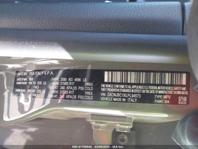 ZACNJBC1XLPL94573 Jeep Renegade Trailhawk 4x4