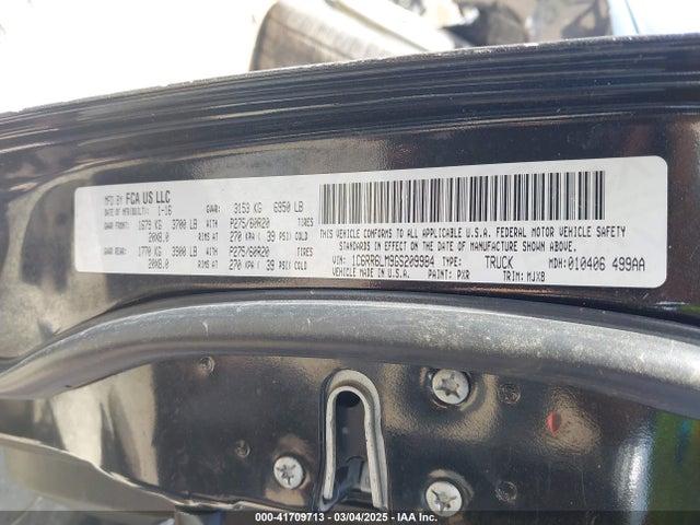 1C6RR6LM9GS209984 RAM 1500 Lone Star