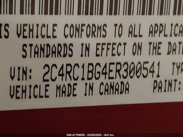 2C4RC1BG4ER300541 Chrysler Town & Country Touring